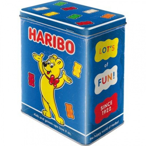 Blechdose Haribo blau 2